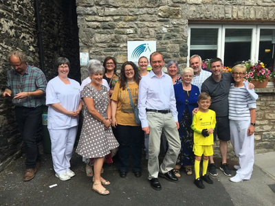 Tim at Kendal Lymphology Centre