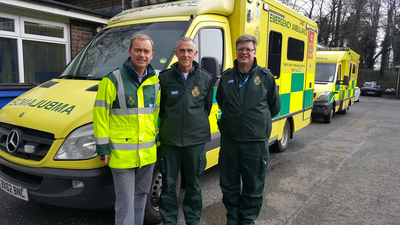 Tim with the North West ambulance team