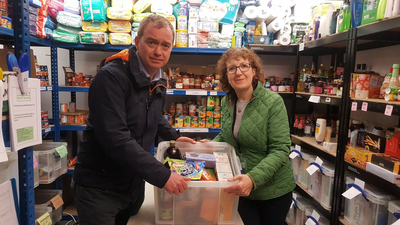 Tim at King's Food Bank in Kendal