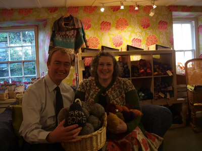 Tim and Adrienne Williams of Williams' Wool