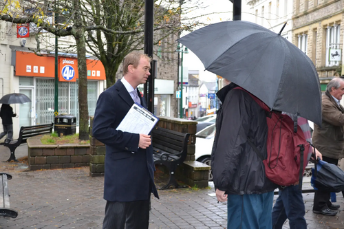 Tim at 'Protect Our Police' campaign launch