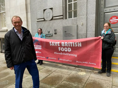 Tim outside DEFRA