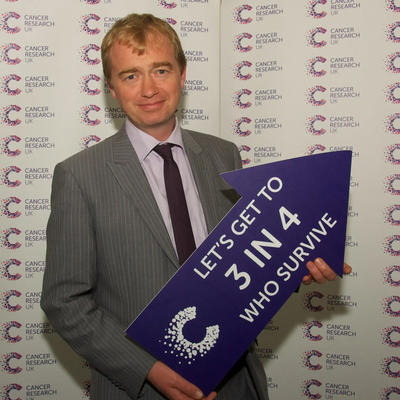 South Lakes MP Tim Farron joined Cancer Research UK scientists in Westminster to find out more about the charity’s inspiring new plan to accelerate progress and help save more lives in the North West.