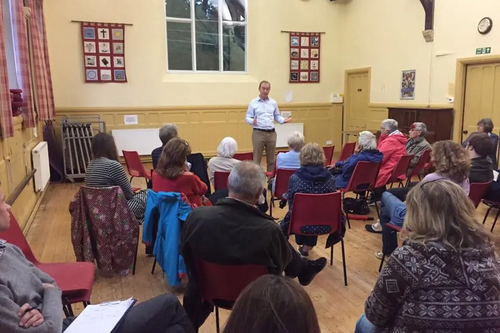 Tim at a Town Hall meeting in Windermere