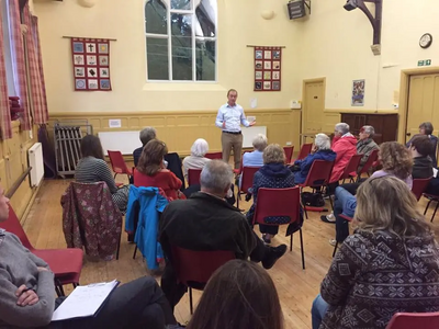 Tim at a Town Hall meeting in Windermere