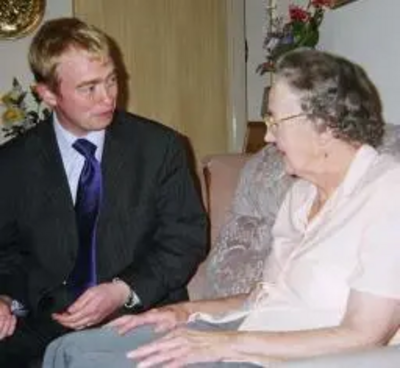 Tim with older person