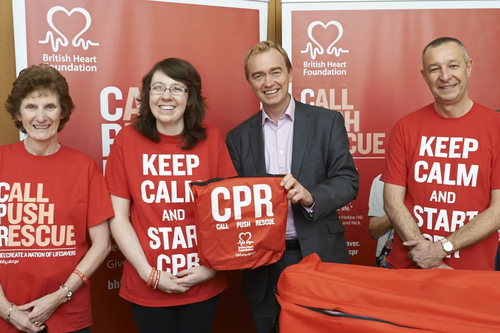 South Lakes MP, Tim Farron, is urging people to join the campaign to dramatically increase the number of people trained in life-saving CPR and help create a Nation of Lifesavers.