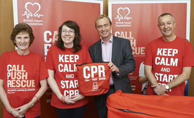 South Lakes MP, Tim Farron, is urging people to join the campaign to dramatically increase the number of people trained in life-saving CPR and help create a Nation of Lifesavers.