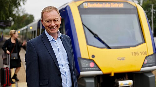 Tim at Windermere Station