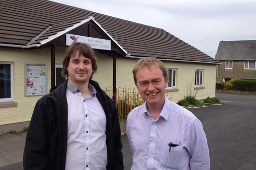 South Lakes MP Tim Farron has welcomed the ‘massive step forward’ in the long running campaign to bring back the play equipment to the Hallgarth estate in Kendal.  Tim has thanked local councillor Matthew Severn for all of his hard work on the issue.