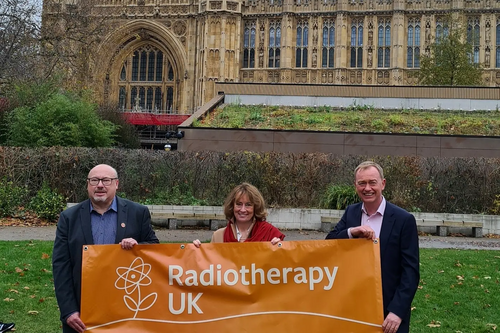 Tim with Professor Pat Price and Grahame Morris MP