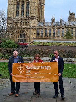 Tim with Professor Pat Price and Grahame Morris MP