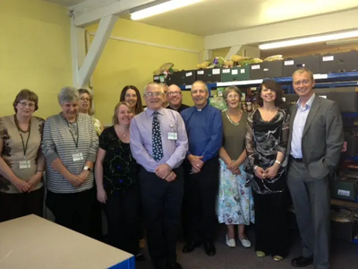 Tim at Windermere food bank