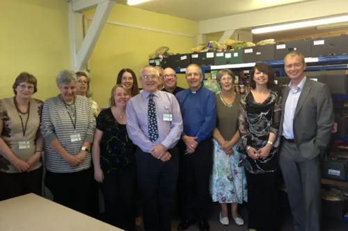 Tim at Windermere food bank