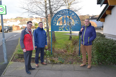 Councillors Doug Rathbone, Jonathan Brook and Chris Hogg