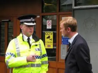 Tim with Cumbria Police