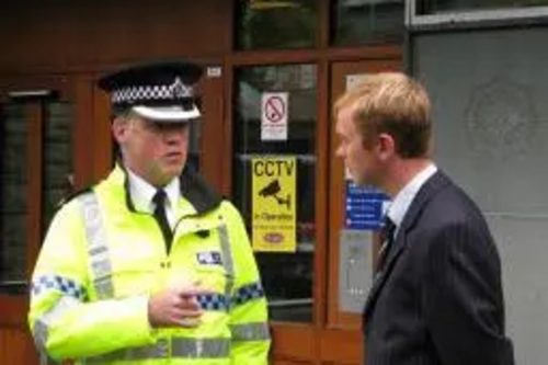 Tim with Cumbria Police