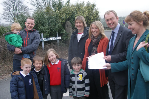 MP backs 30 MPH zone plea from Hunters Croft residents