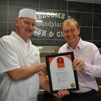 Sandylands fish and chip shop