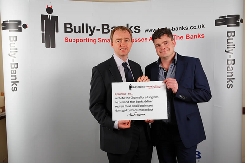 Tim and Jeremy Roe, Chairman of Bully-Banks