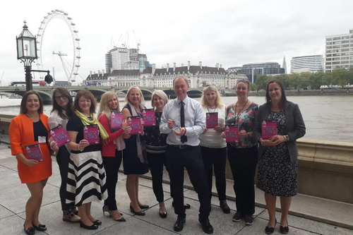 Tim and the Cumbrian finalists for the EVA awards