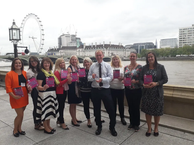 Tim and the Cumbrian finalists for the EVA awards