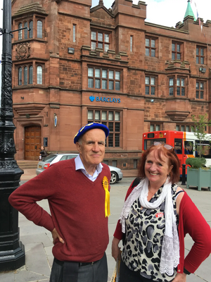 John Studholme and friends campaigning