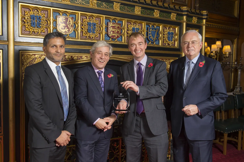 South Lakes MP Tim Farron has been named as MP of the year