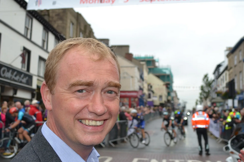 Tim at the Tour of Britain