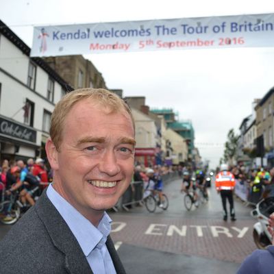 Tim at the Tour of Britain