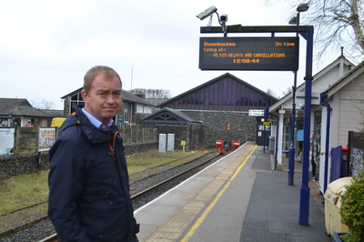 Tim at Windermere station