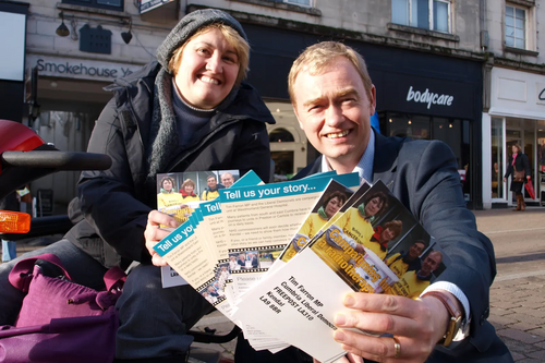 MP Tim Farron has launched a postcard which will allow local residents to tell NHS bosses their personal stories and help back the campaign to bring radiotherapy services to Westmorland General.