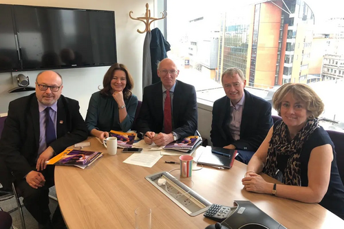 Tim and the APPG for radiotherapy with Lord Prior