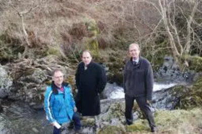 Tim Farron MP with Simon Hughes MP who are both calling for SLDC to lead the way in hydro power