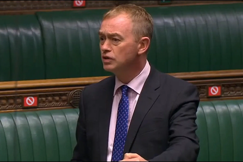 Tim speaking in Parliament