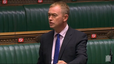 Tim speaking in Parliament