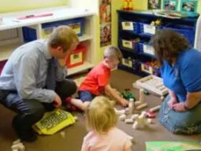 Tim Farron MP at Kendal Nursery School