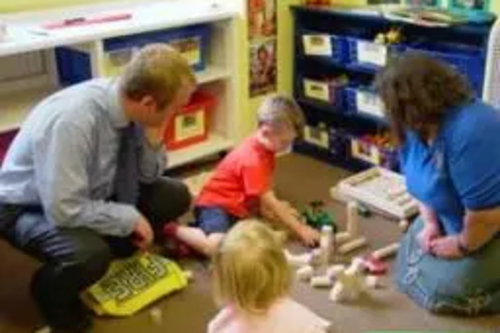 Tim Farron MP at Kendal Nursery School