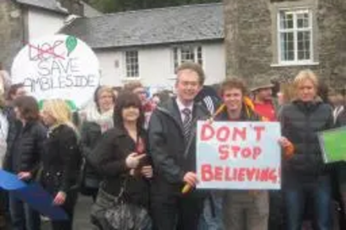 Tim has been leading the campaign to save Ambleside Campus