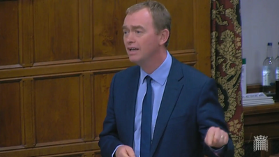 Tim at the mental health debate in Parliament