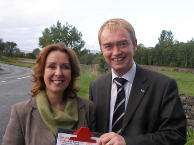 Local MP Tim Farron and Crime Spokesperson Cllr Pru Jupe