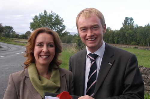 Local MP Tim Farron and Crime Spokesperson Cllr Pru Jupe