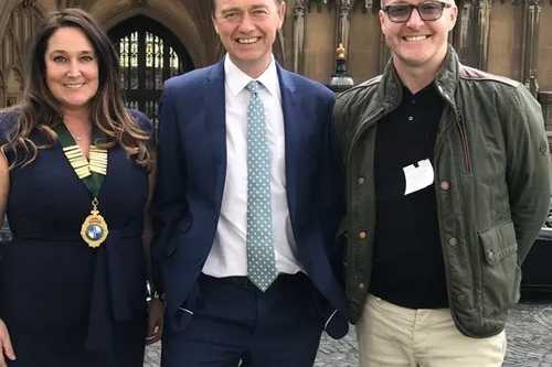 Tim with the British Association of Dental Therapists