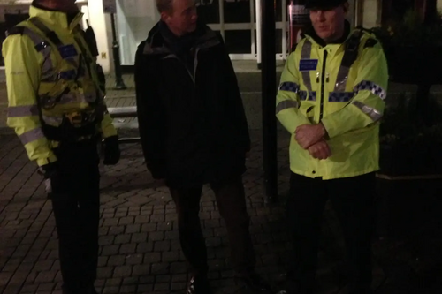 On Saturday night South Lakes MP Tim Farron joined local police officers out on the beat in Kendal town centre.  Tim asked to go out with the police to get a taste of what life on the frontline is like for them.