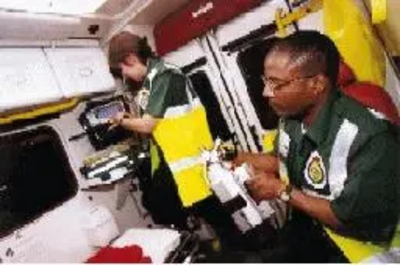 Inside Ambulance