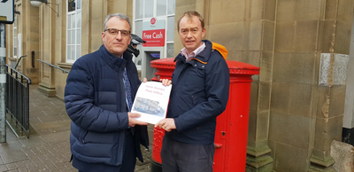 Tim with Richard Hall from Post Office Ltd