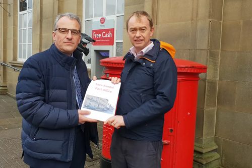 Tim with Richard Hall from Post Office Ltd