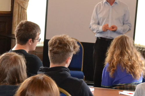 Tim Farron MP meets Youth Volunteers at Kendal Town Hall