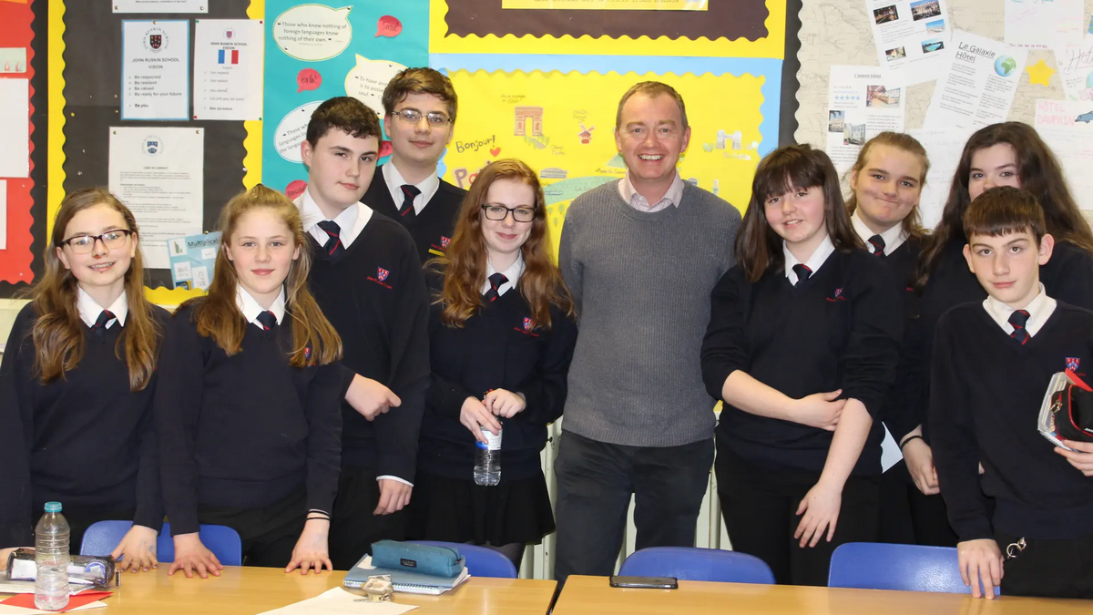 Russia and Facebook on the menu as MP visits John Ruskin school ...