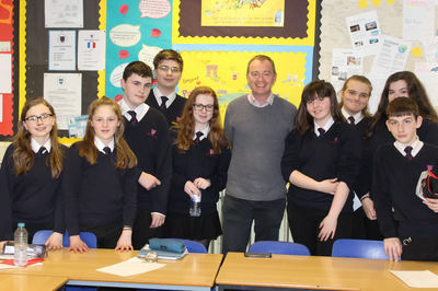 Tim with John Ruskin school debating club